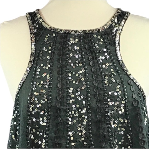 F21 M sequined tank gray - Picture 2 of 5
